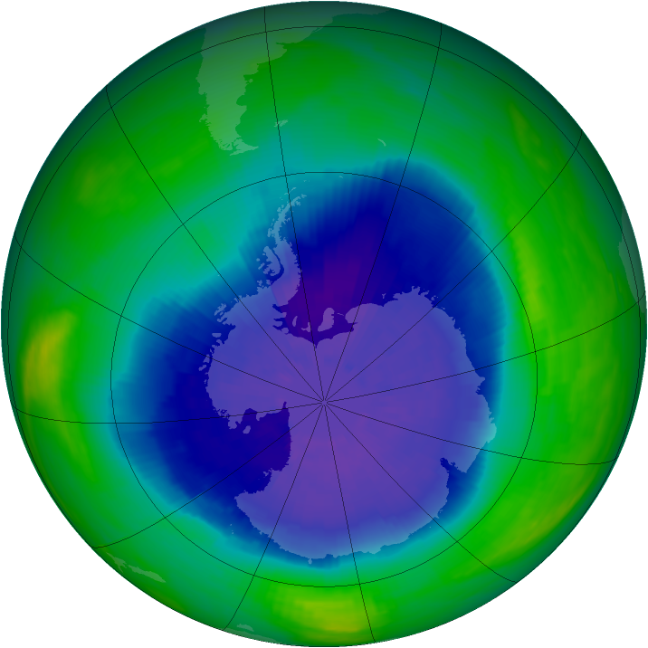 Ozone Map 1989-09-24